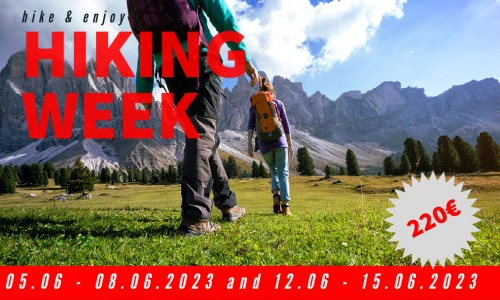 Hiking weeks in the Dolomites, Unesco